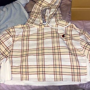 Cropped Champion hoodie